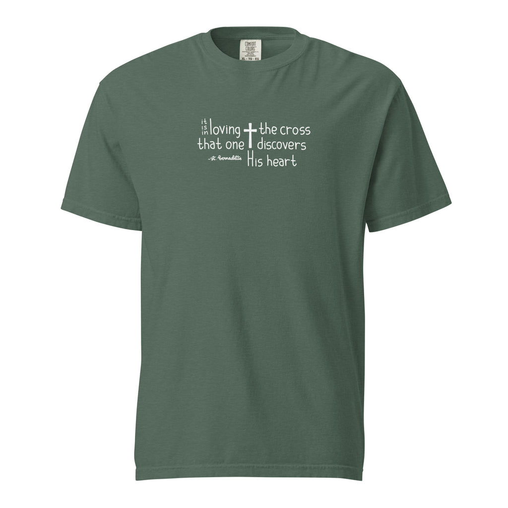 St. Bernadette Soubirous Blue Spruce Catholic T-Shirt