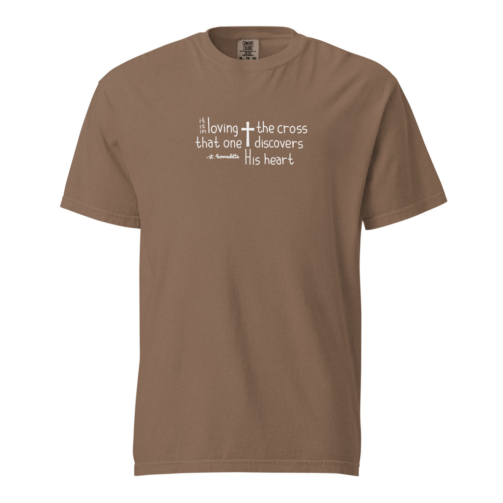 St. Bernadette Soubirous Espresso Catholic T-Shirt