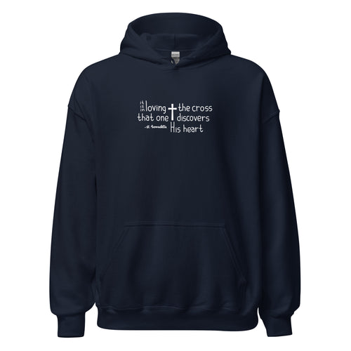 St. Bernadette Soubirous Navy Catholic Hoodie