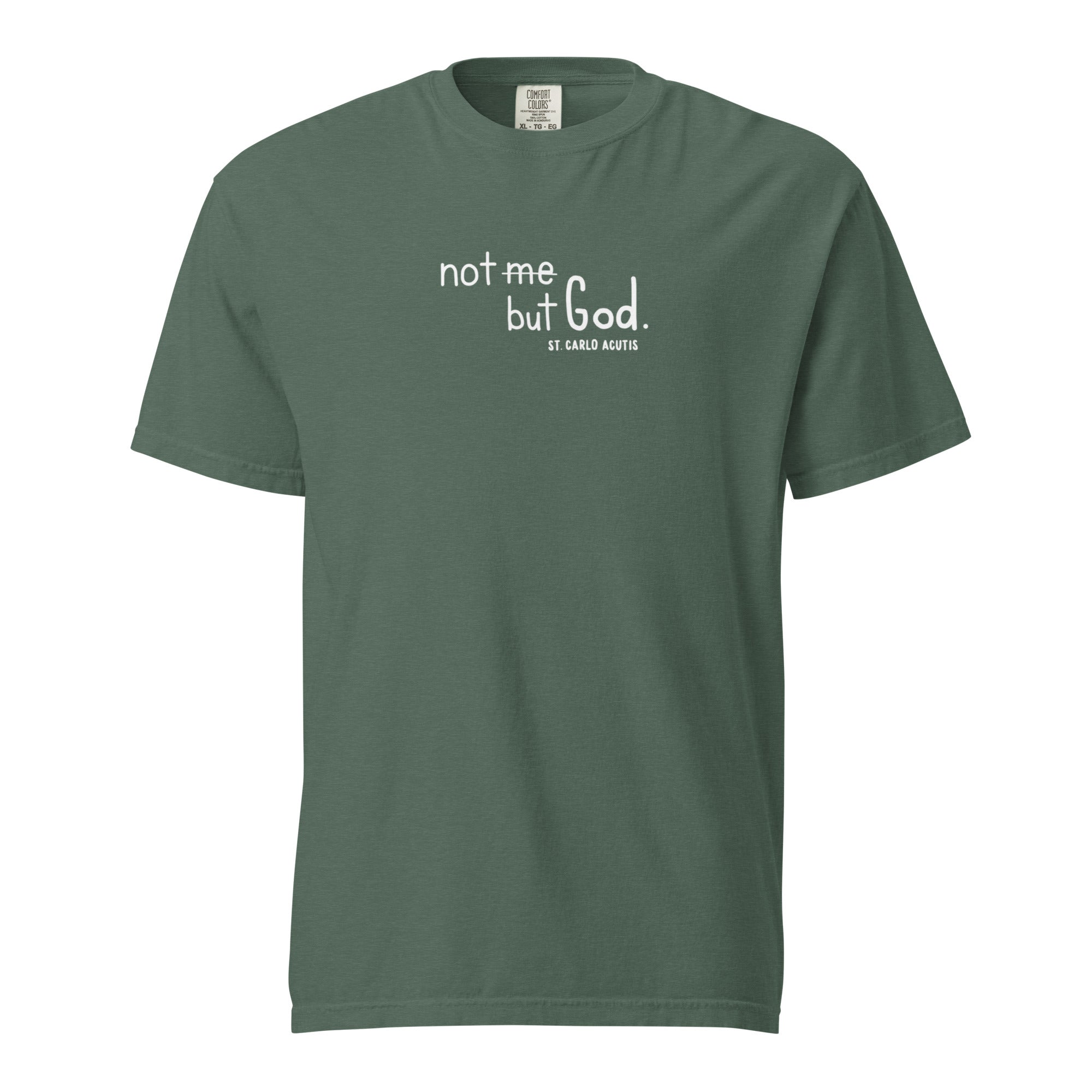 St. Carlo Acutis Blue Spruce Catholic T-Shirt