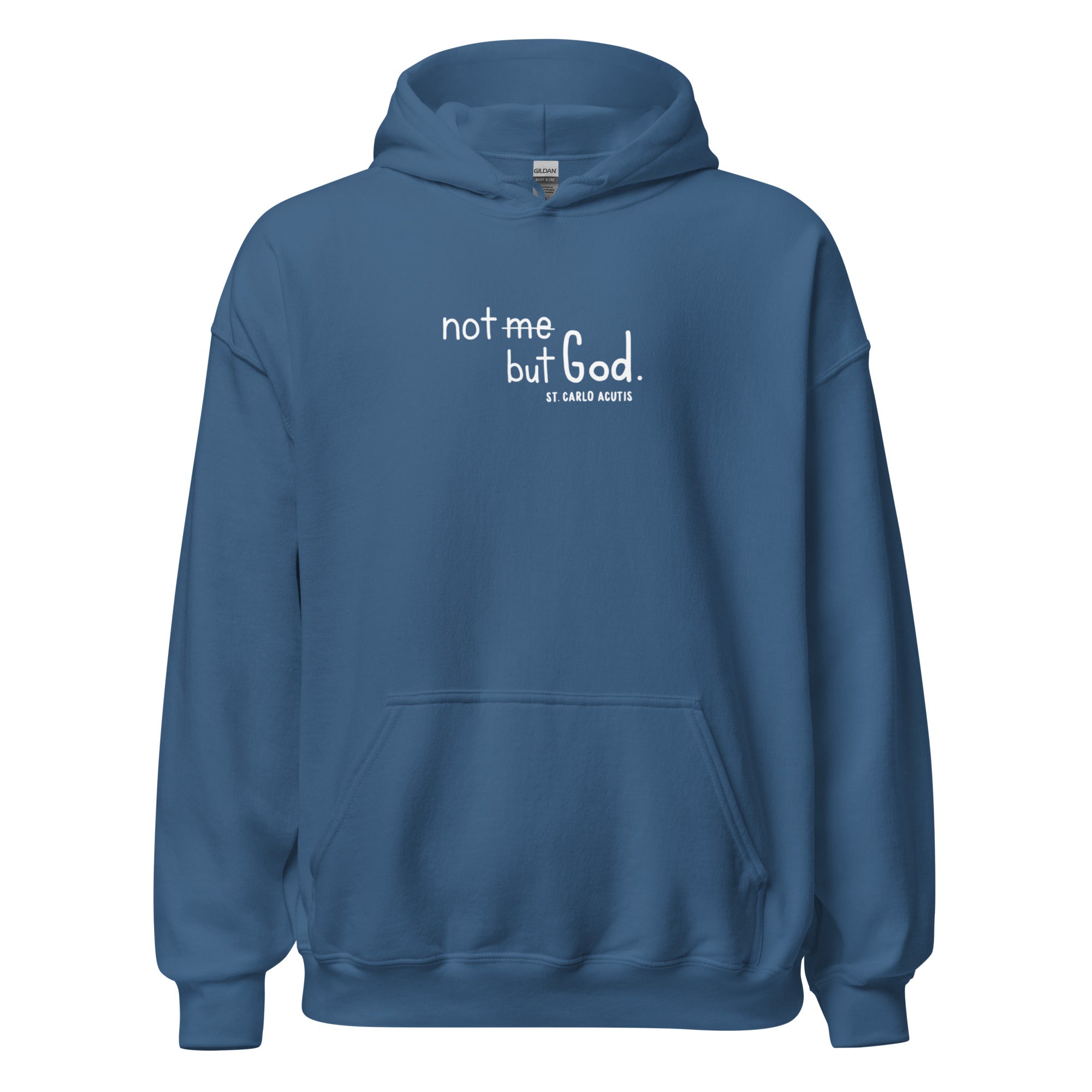 St. Carlo Acutis Indigo Catholic Hoodie