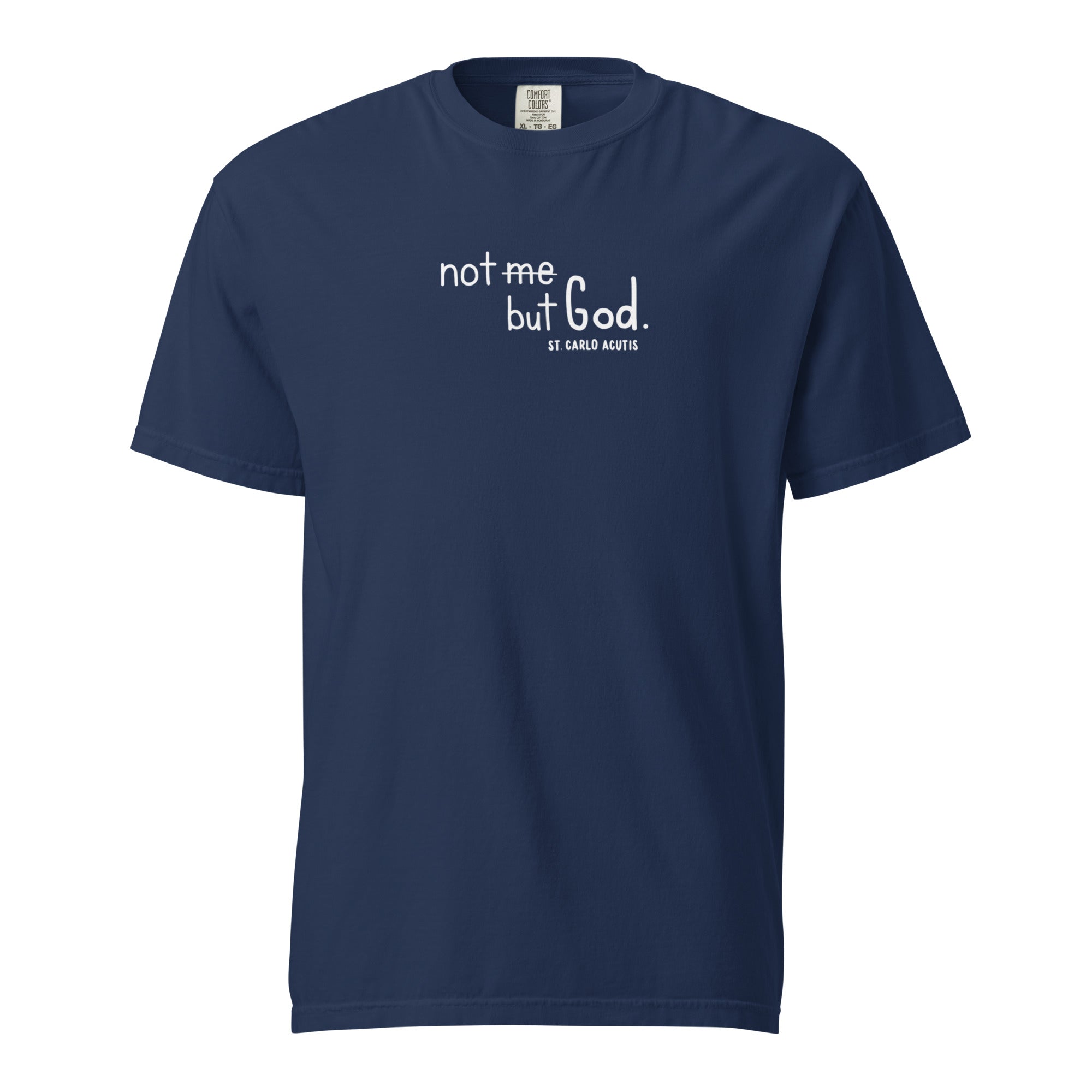St. Carlo Acutis True Navy Catholic T-Shirt