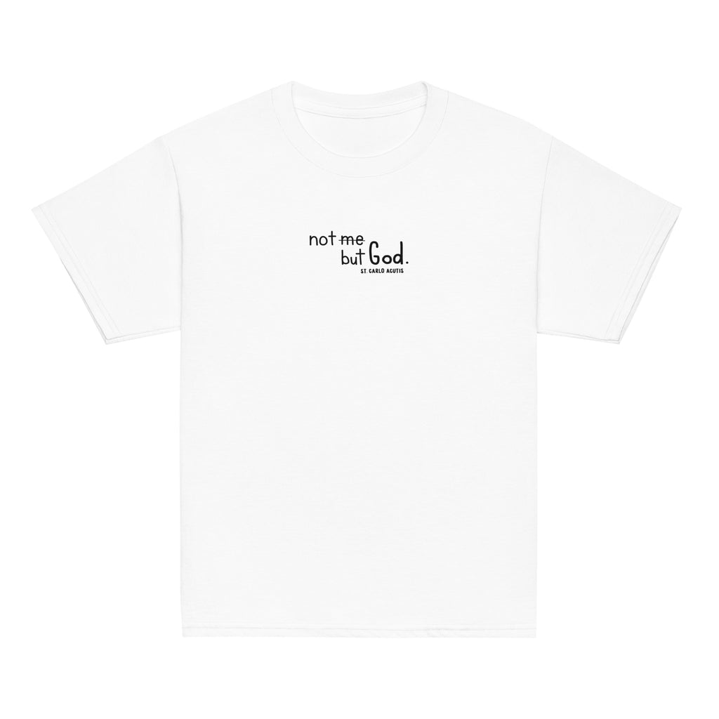 St. Carlo Acutis White Catholic Youth T-Shirt