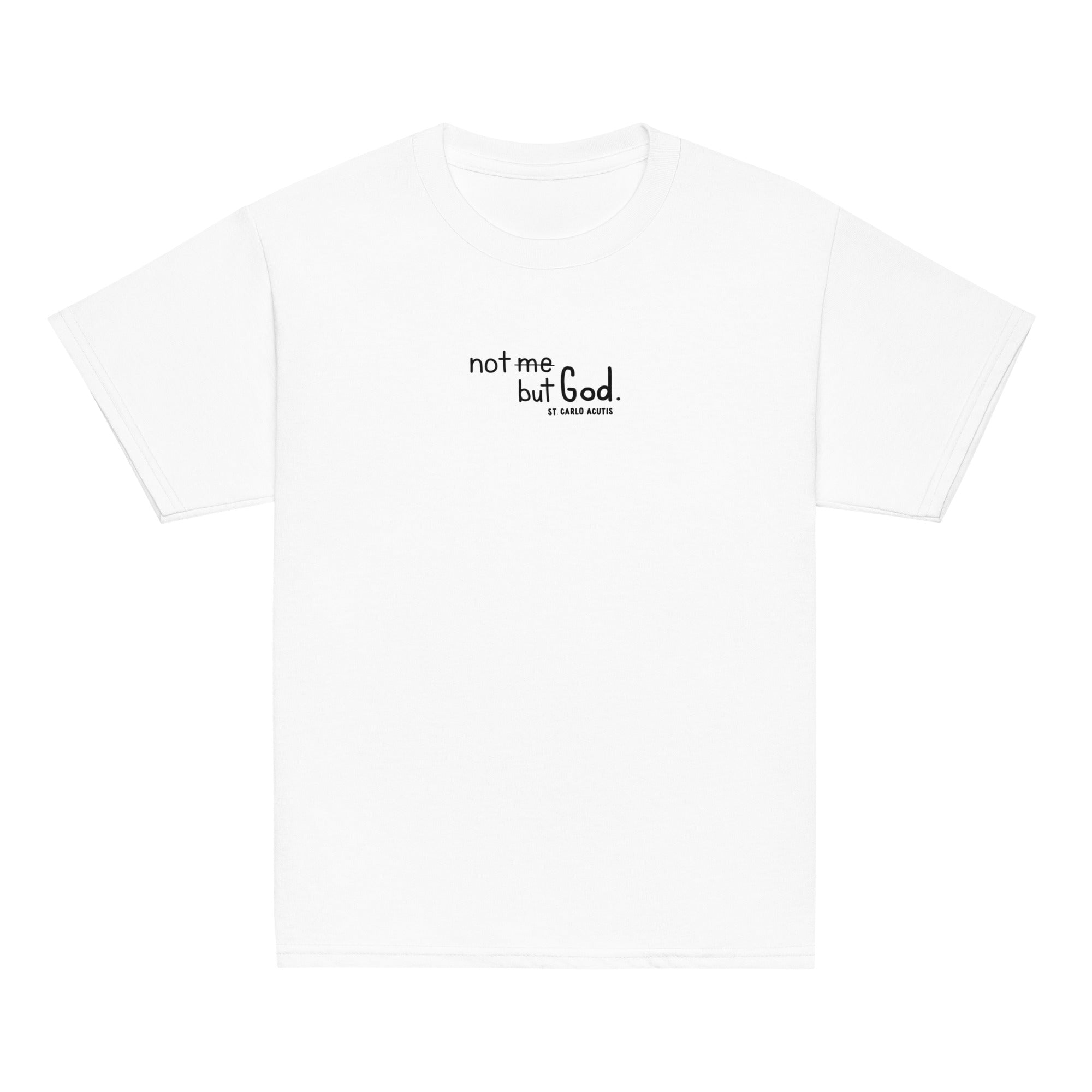 St. Carlo Acutis White Catholic Youth T-Shirt