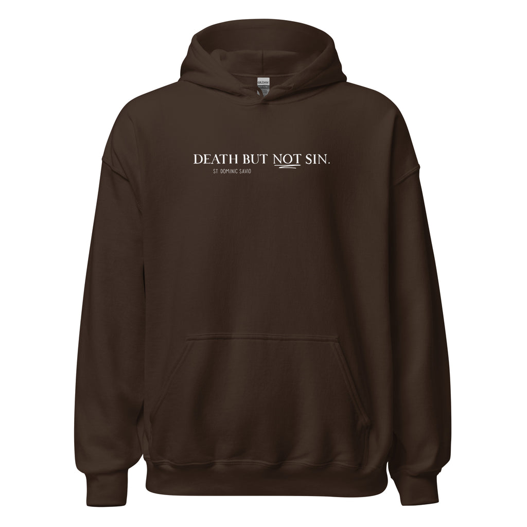 St. Dominic Savio Dark Chocolate Catholic Hoodie
