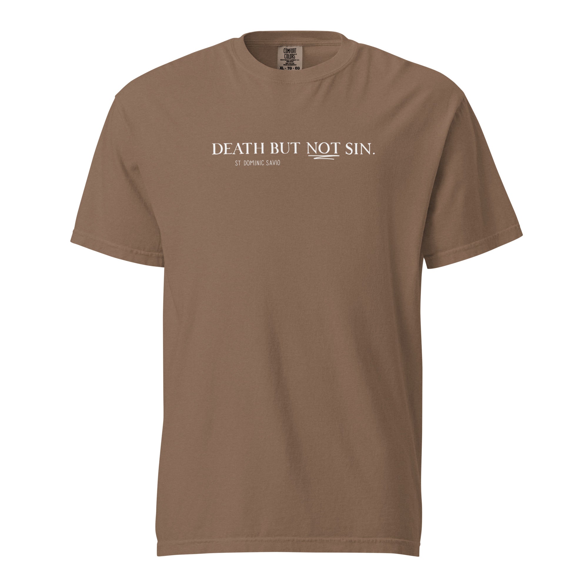 St. Dominic Savio Espresso Catholic T-Shirt