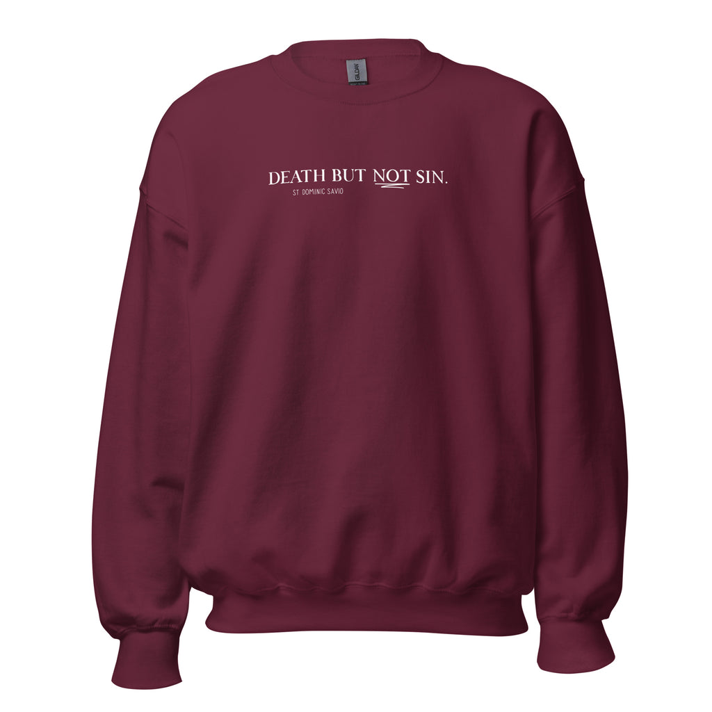 St. Dominic Savio Maroon Catholic Crewneck