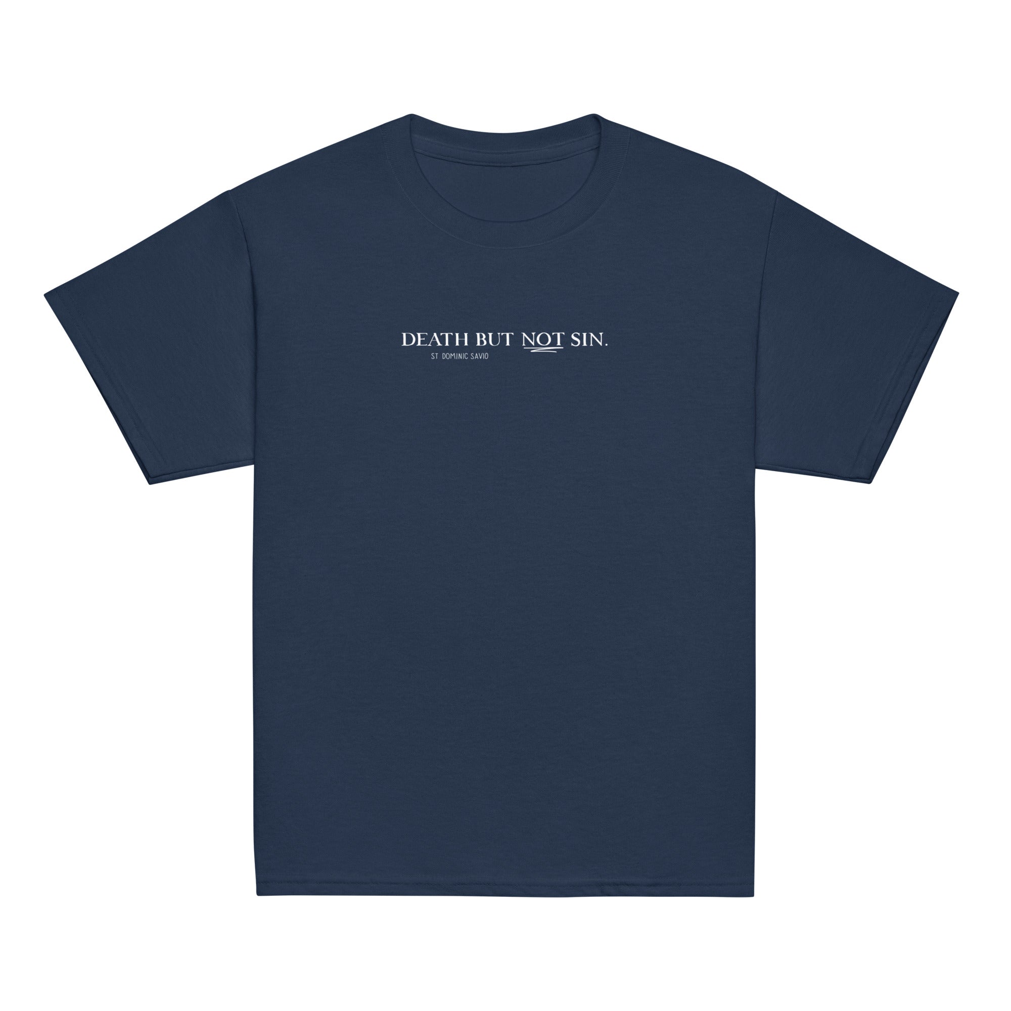 St. Dominic Savio Navy Catholic Youth T-Shirt