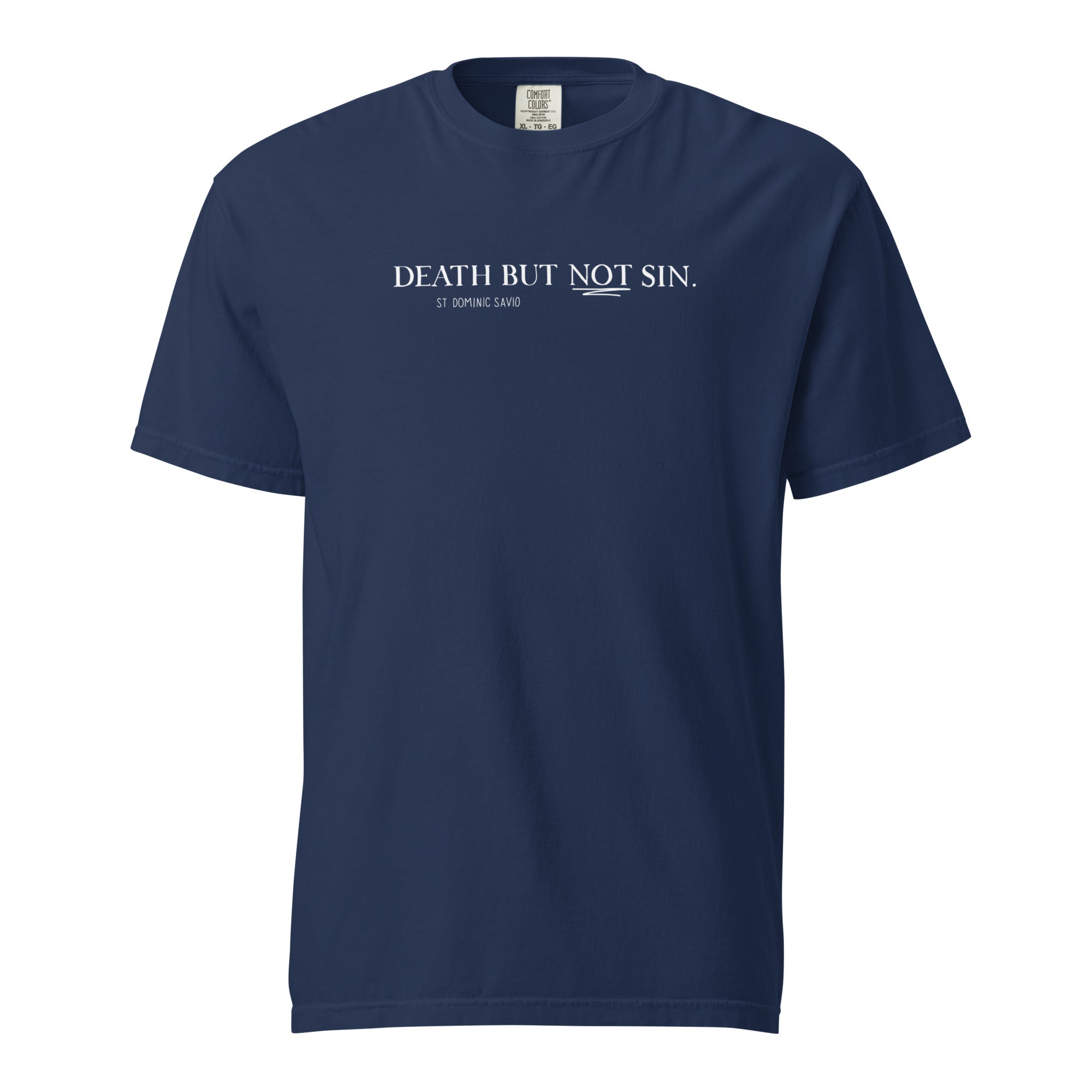 St. Dominic Savio True Navy Catholic T-Shirt