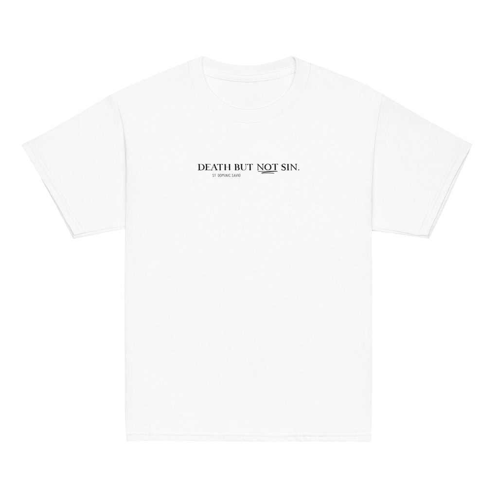 St. Dominic Savio White Catholic Youth T-Shirt