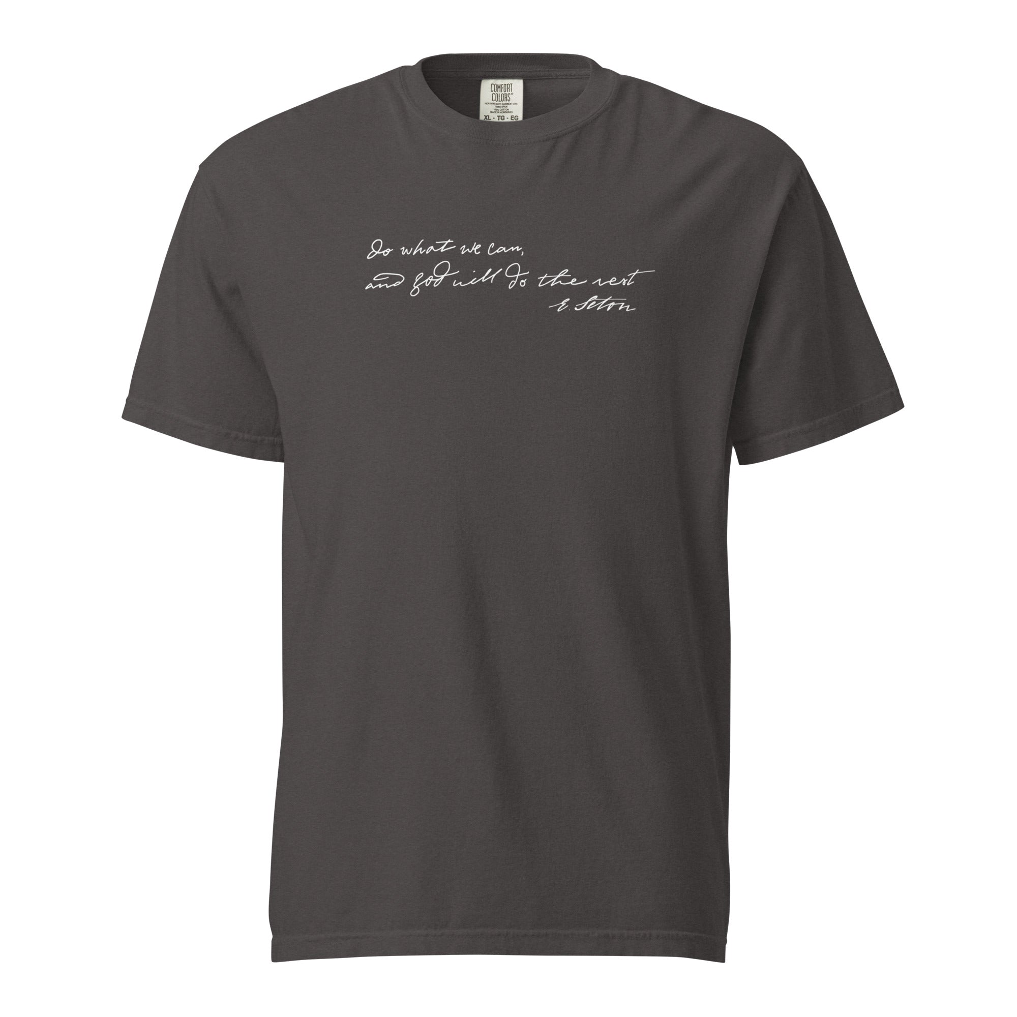 St. Elizabeth Ann Seton Graphite Catholic T-Shirt