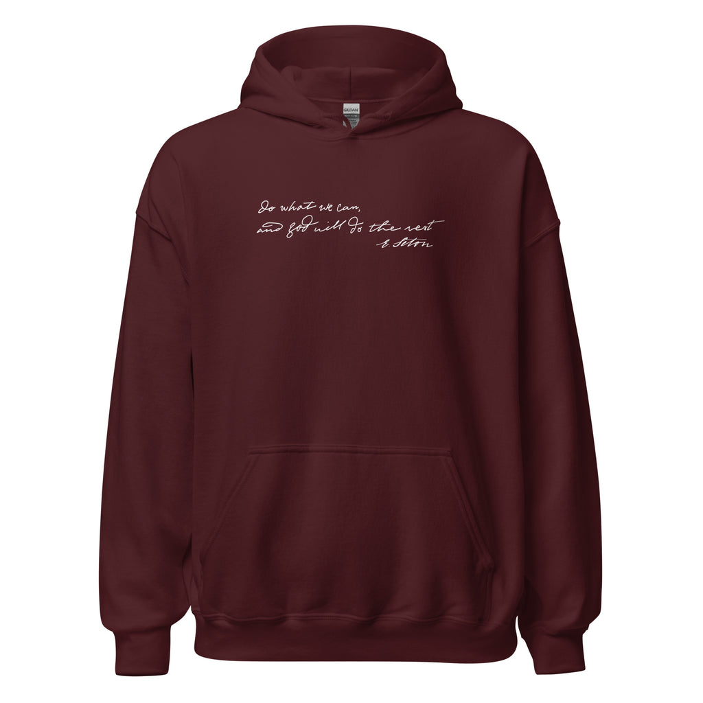 St. Elizabeth Ann Seton Maroon Catholic Hoodie