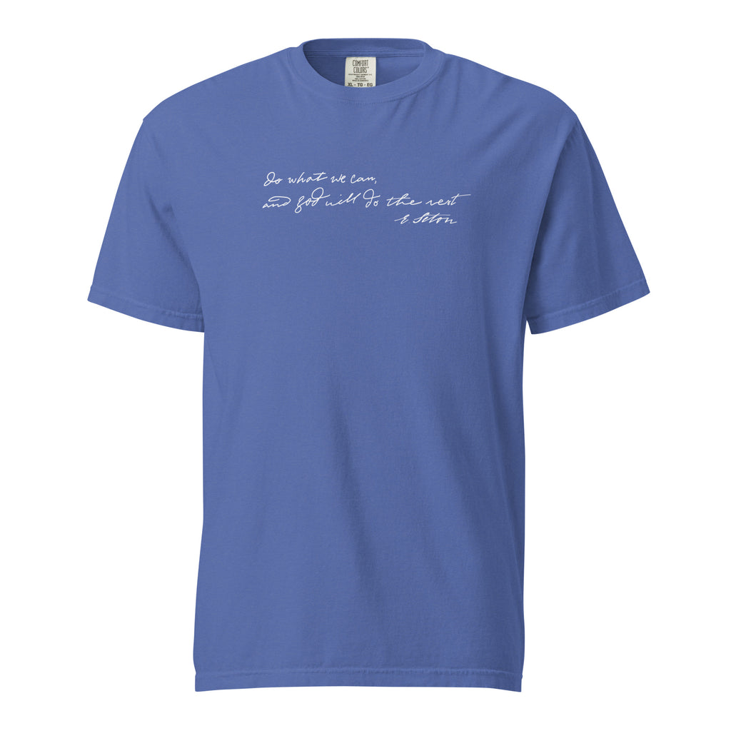 St. Elizabeth Ann Seton Mystic Blue Catholic T-Shirt