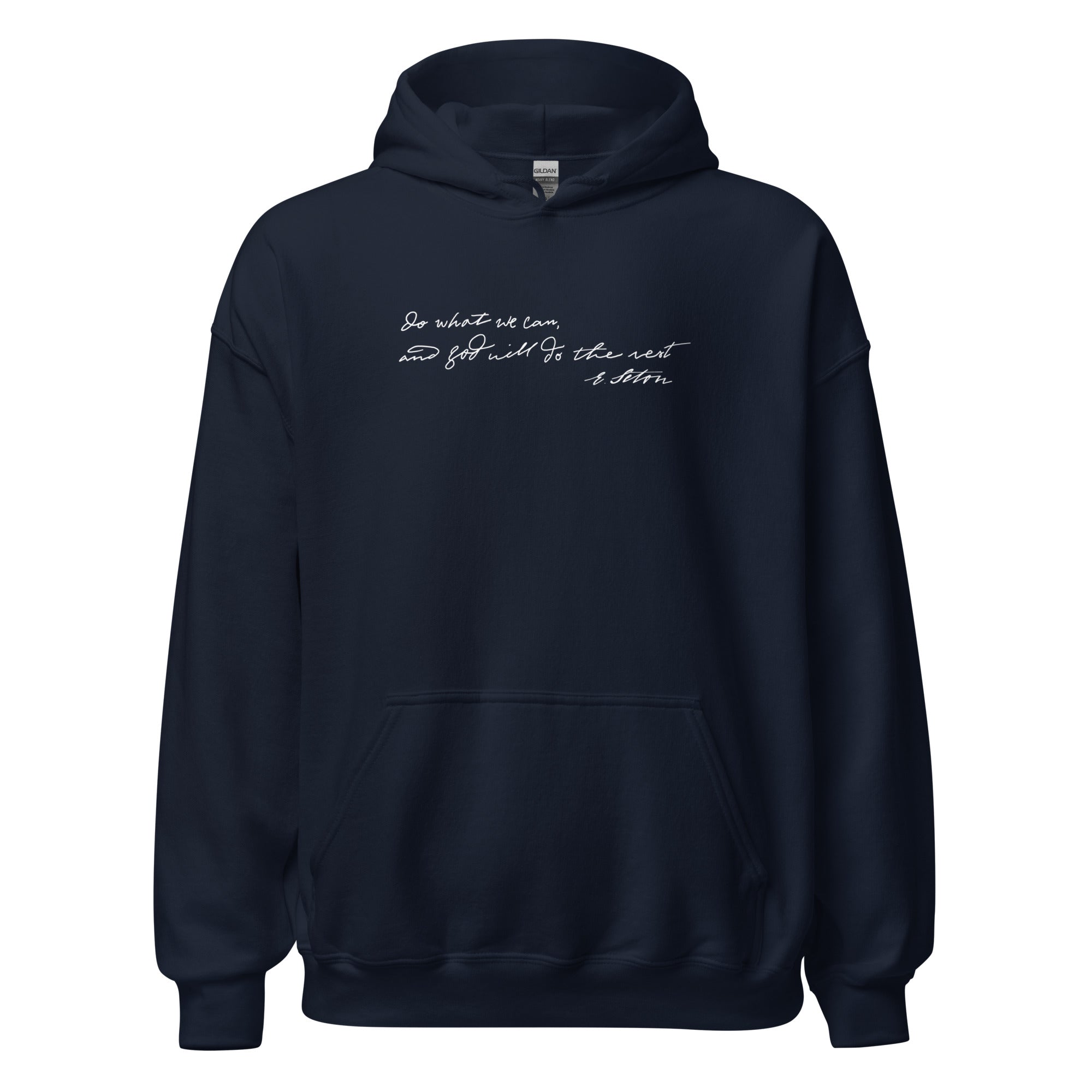 St. Elizabeth Ann Seton Navy Catholic Hoodie