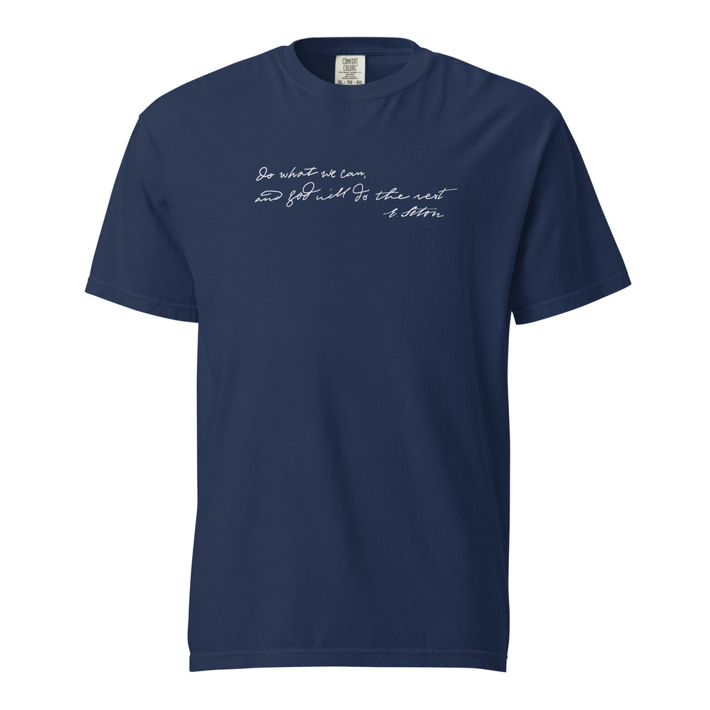 St. Elizabeth Ann Seton Navy Catholic T-Shirt