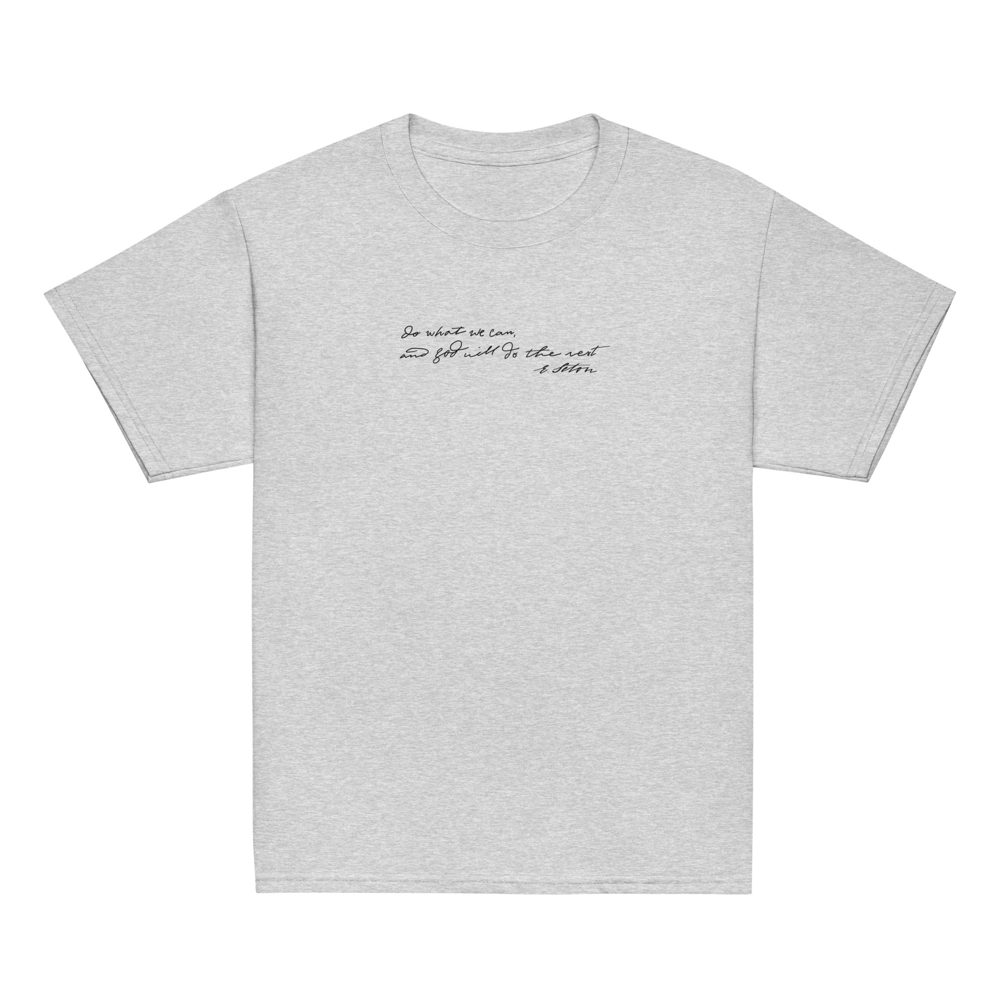St. Elizabeth Ann Seton Sport Grey Catholic Youth T-Shirt