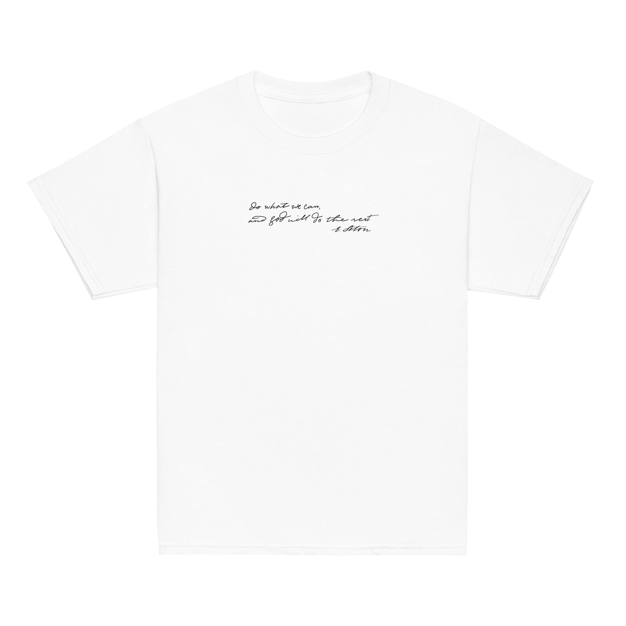 St. Elizabeth Ann Seton White Catholic Youth T-Shirt