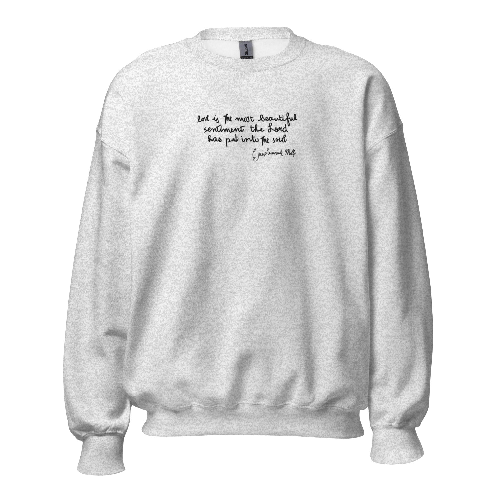 St. Gianna Molla Ash Catholic Crewneck