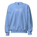 St. Gianna Molla Carolina Blue Catholic Crewneck