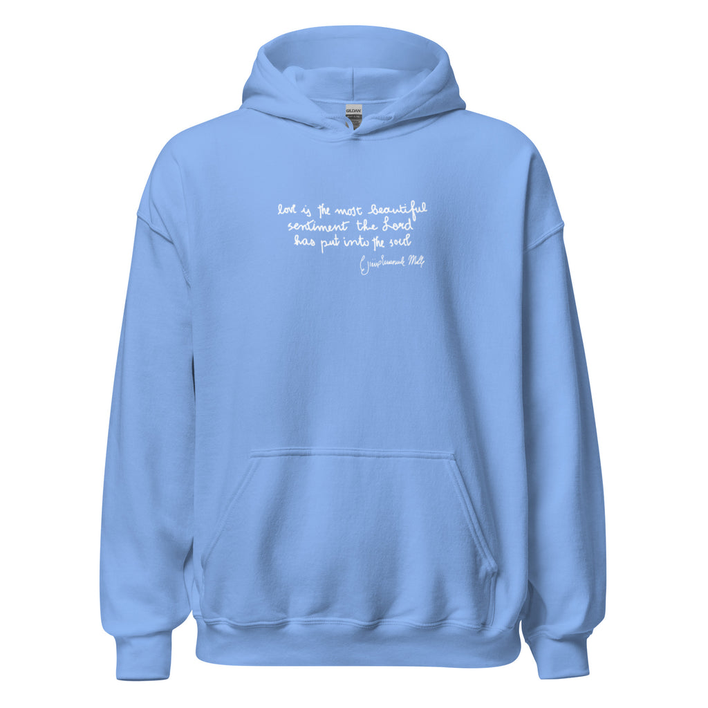 St. Gianna Molla Carolina Blue Catholic Hoodie
