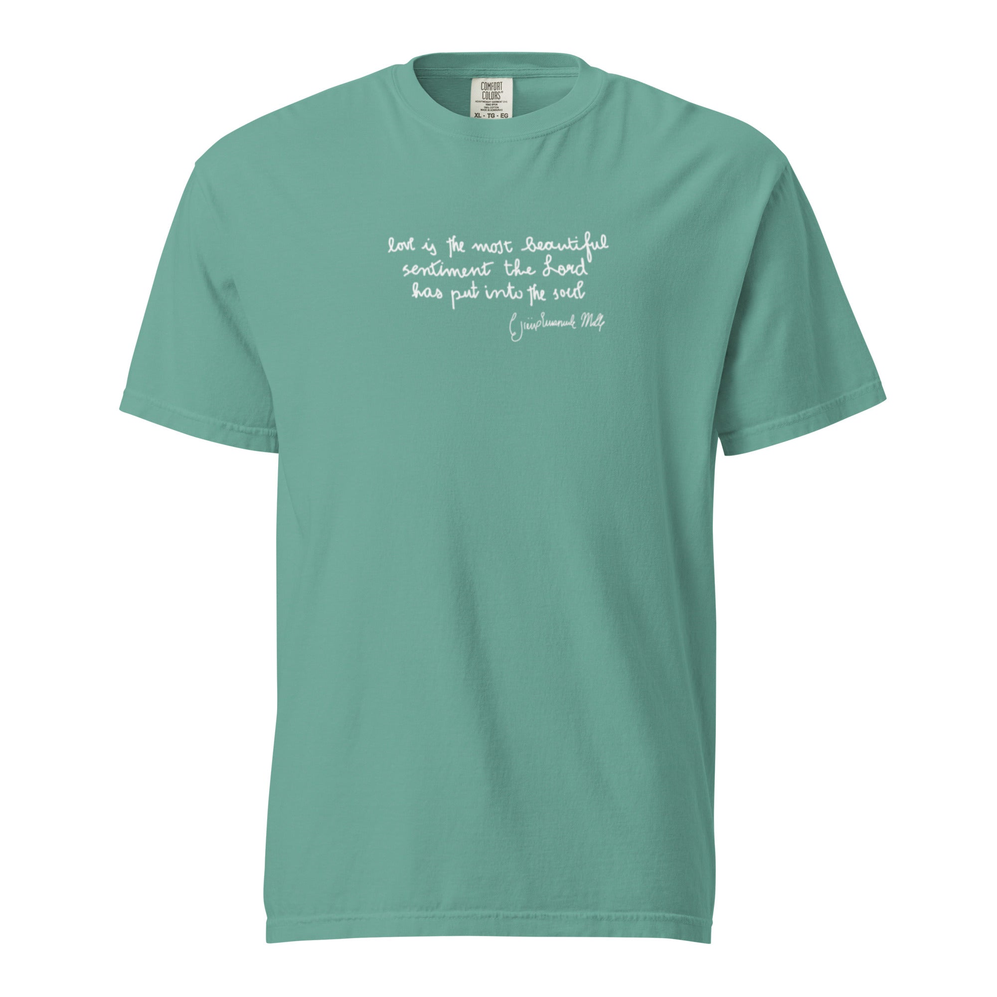St. Gianna Molla Seafoam Catholic T-Shirt
