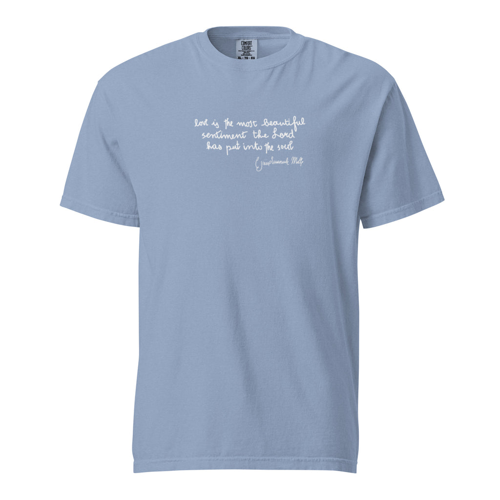 St. Gianna Molla Washed Denim Catholic T-Shirt