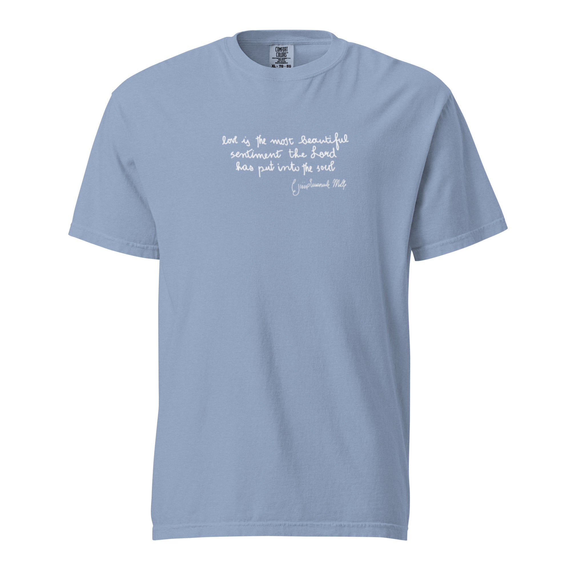 St. Gianna Molla Washed Denim Catholic T-Shirt