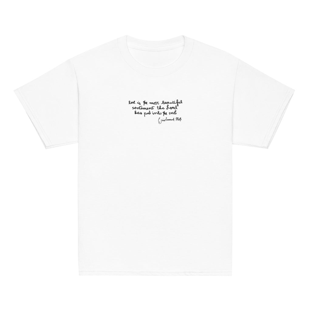 St. Gianna Molla White Catholic Youth T-Shirt