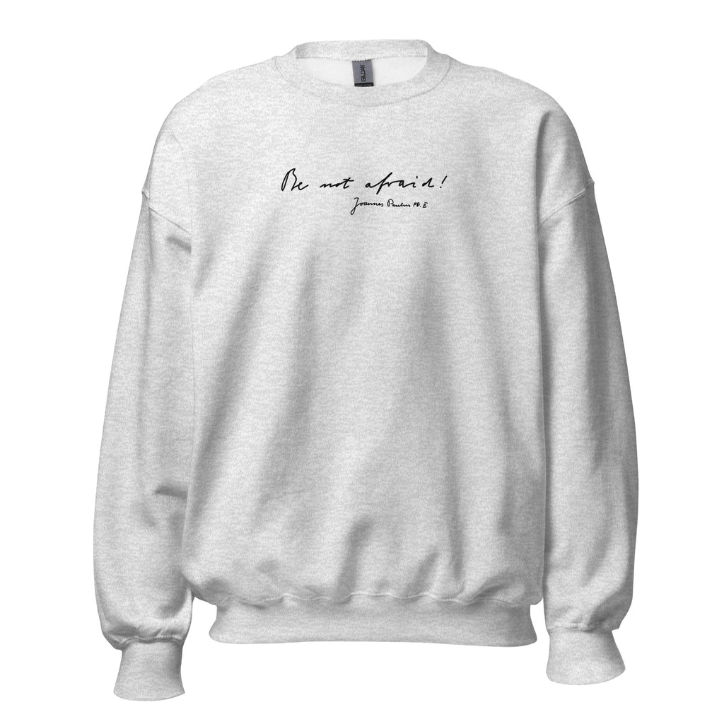 St. John Paul II Ash Catholic Crewneck