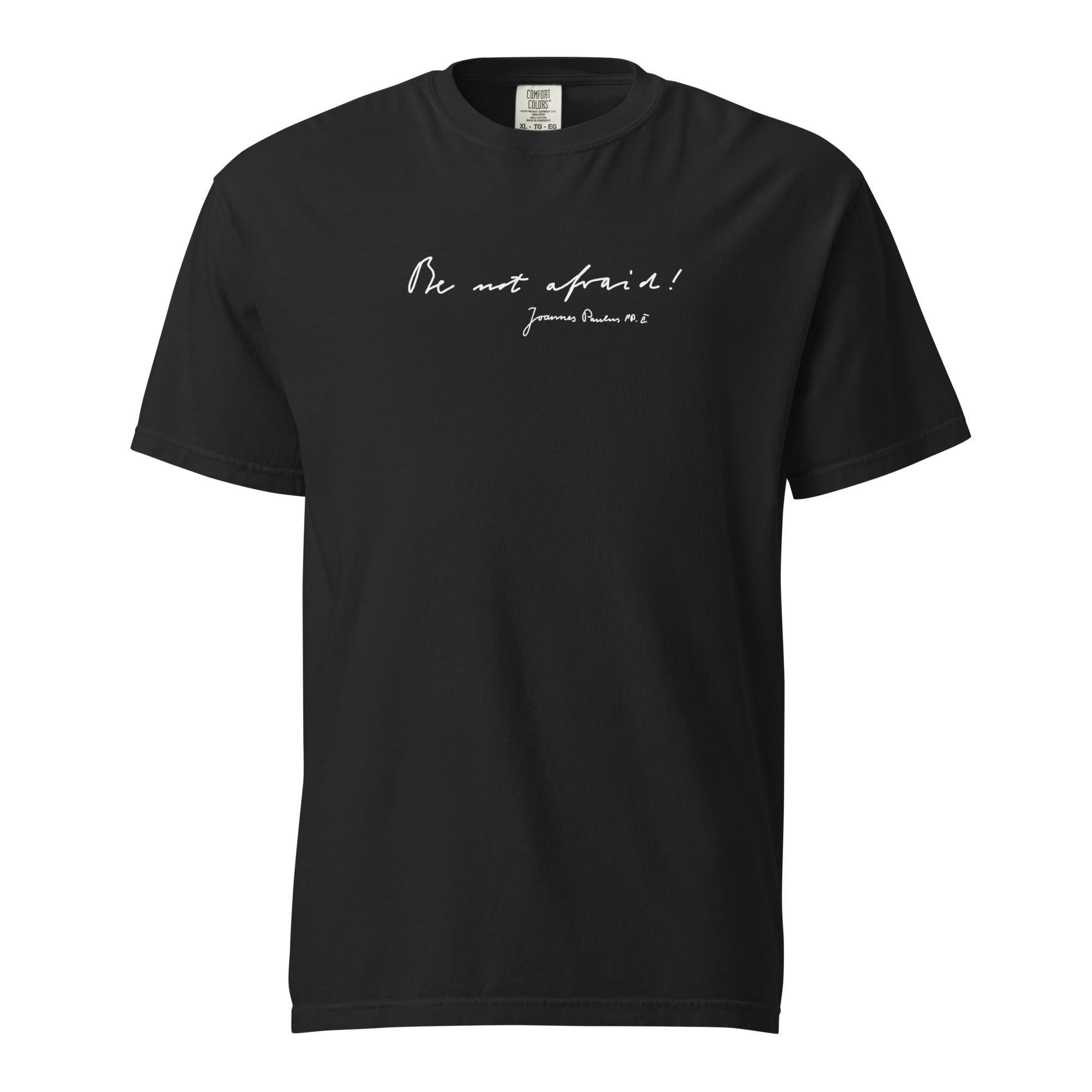 St. John Paul II Black Catholic T-Shirt