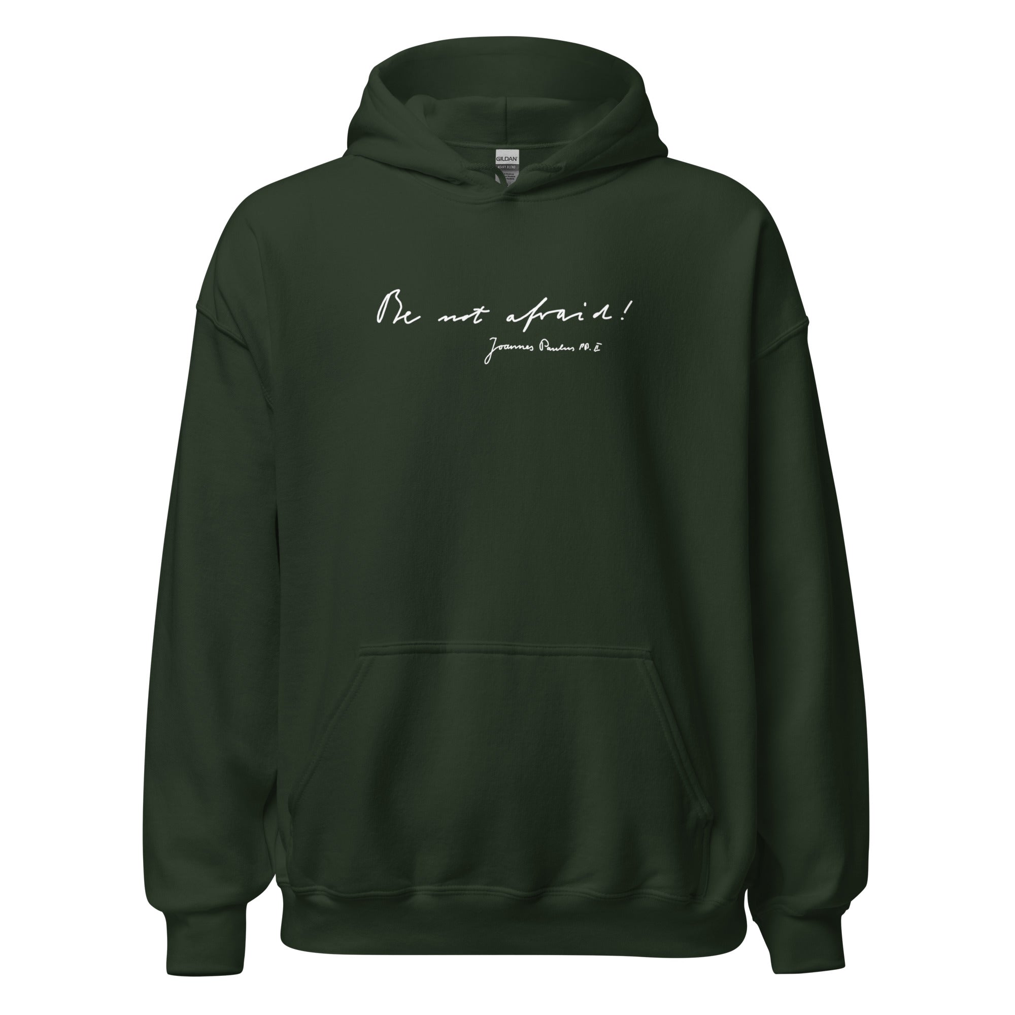 St. John Paul II Forest Green Catholic Hoodie