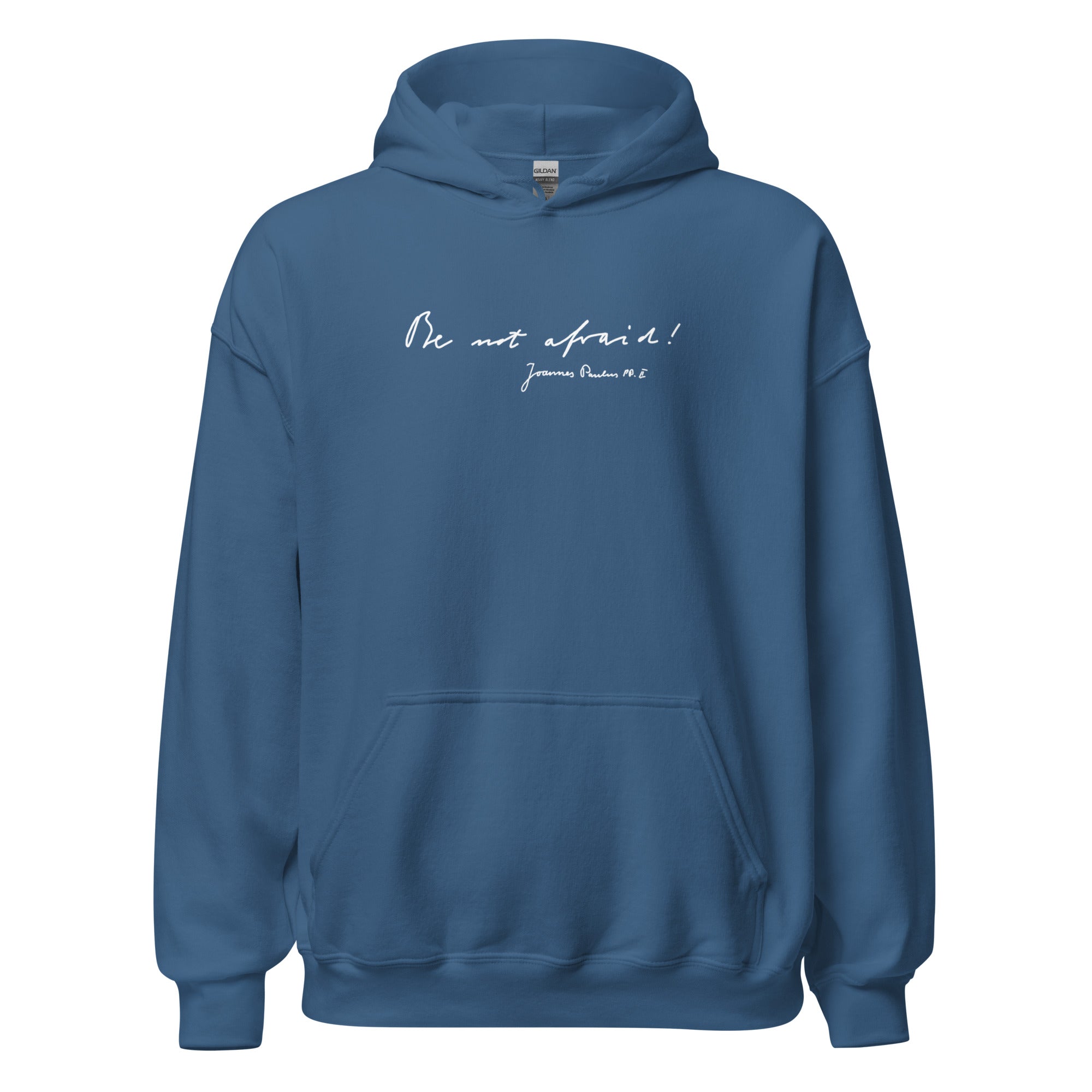 St. John Paul II Indigo Catholic Hoodie
