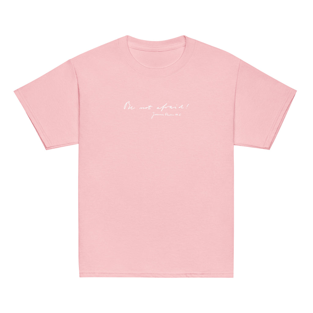 St. John Paul II Light Pink Catholic Youth T-Shirt