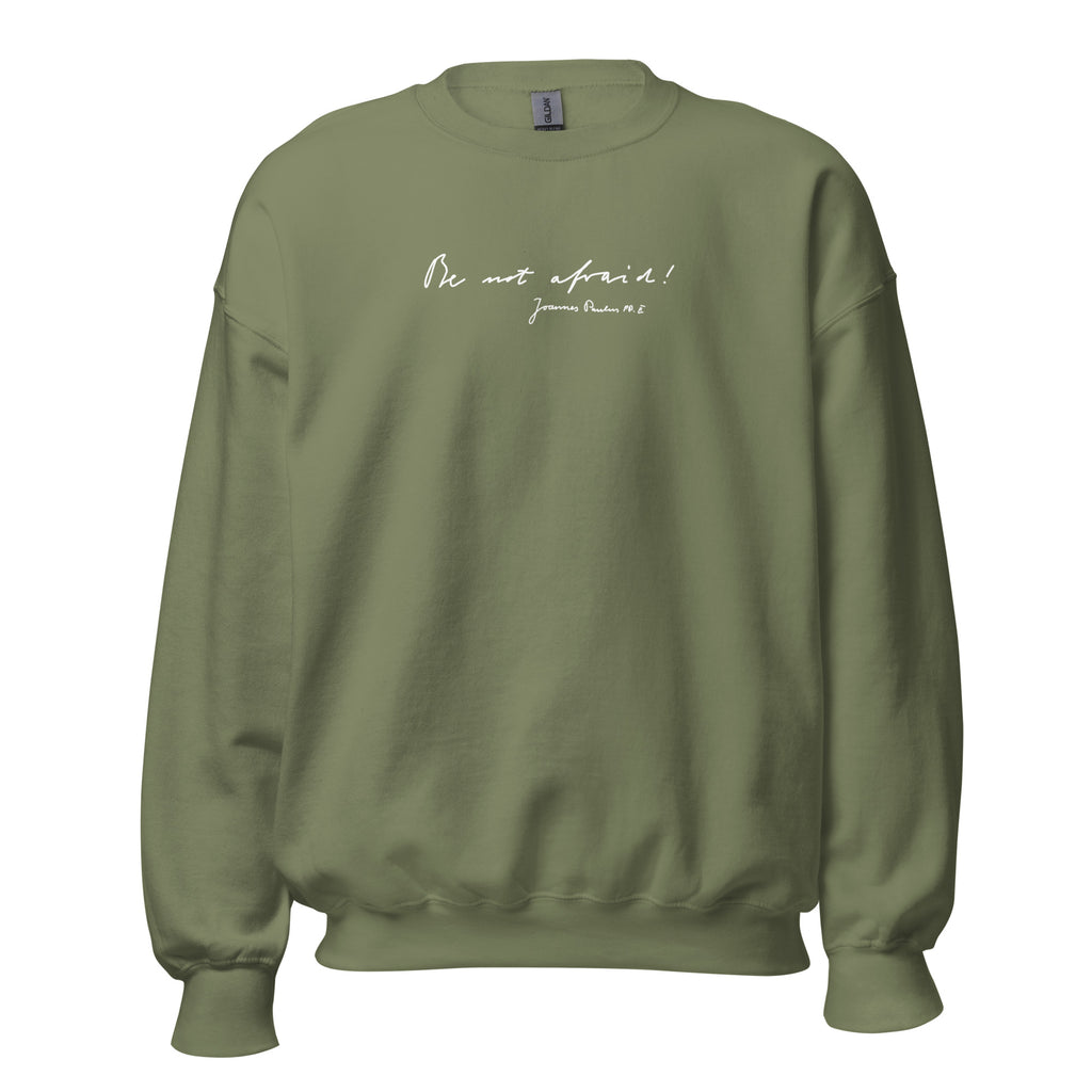 St. John Paul II Military Catholic Crewneck