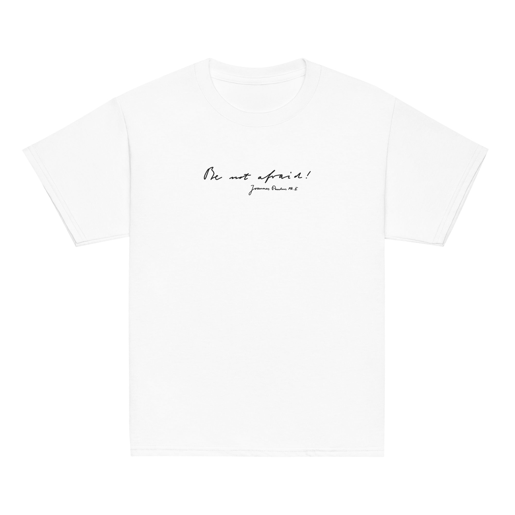 St. John Paul II White Catholic Youth T-Shirt