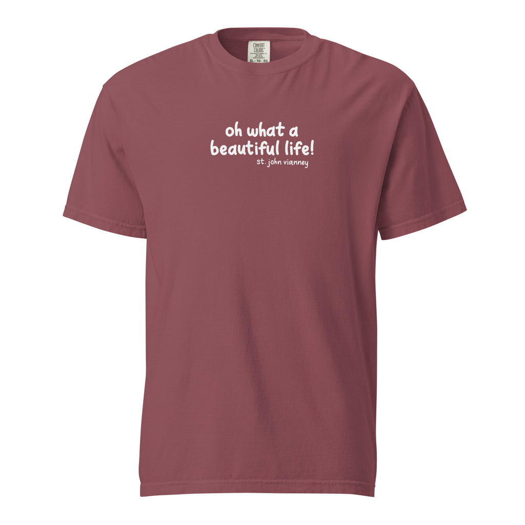 St. John Vianney Brick Catholic T-Shirt