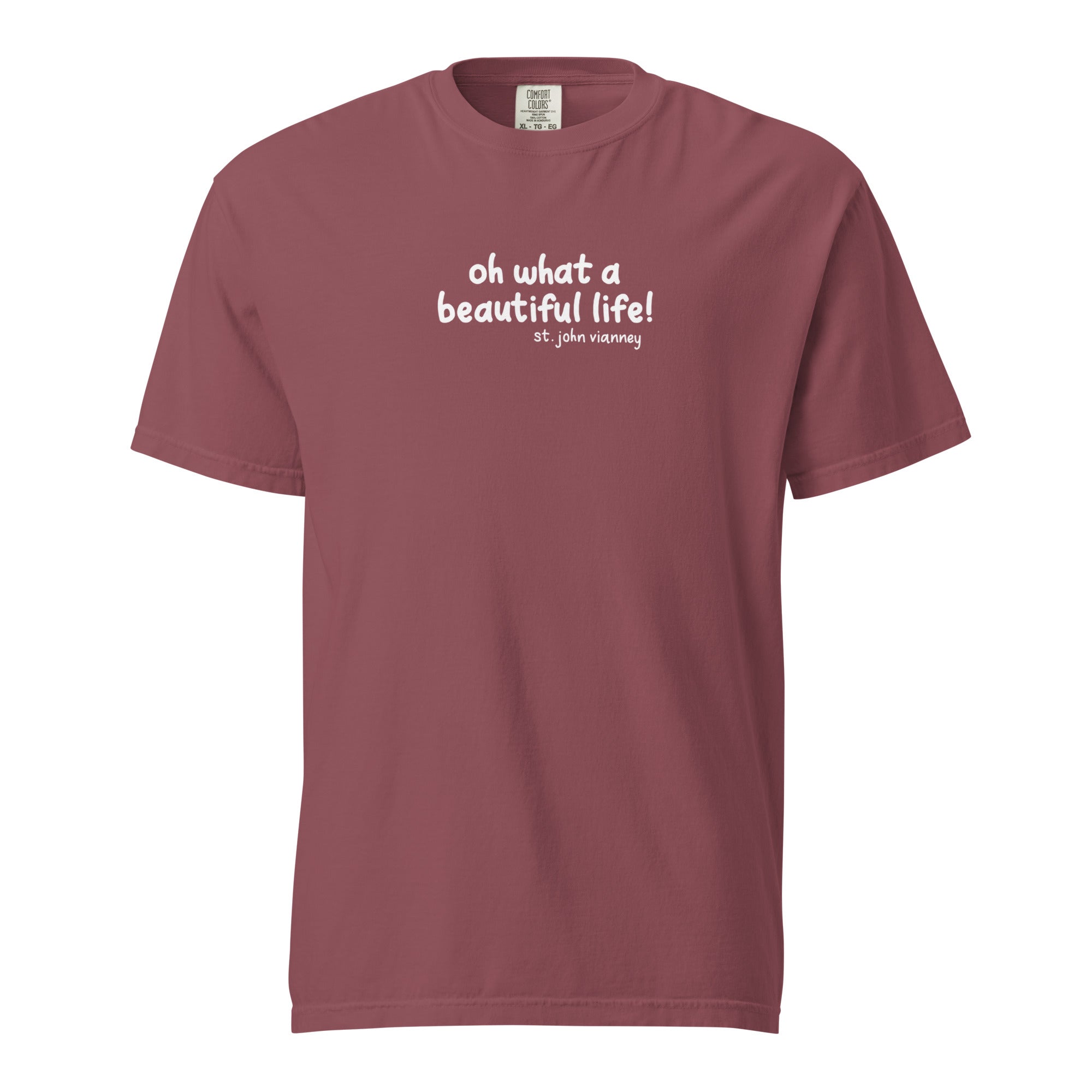 St. John Vianney Brick Catholic T-Shirt