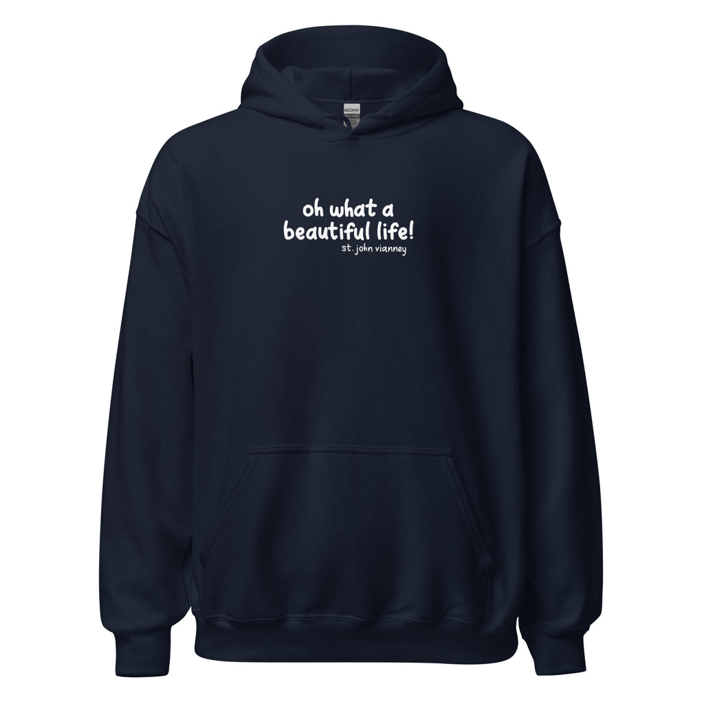 St. John Vianney Navy Catholic Hoodie
