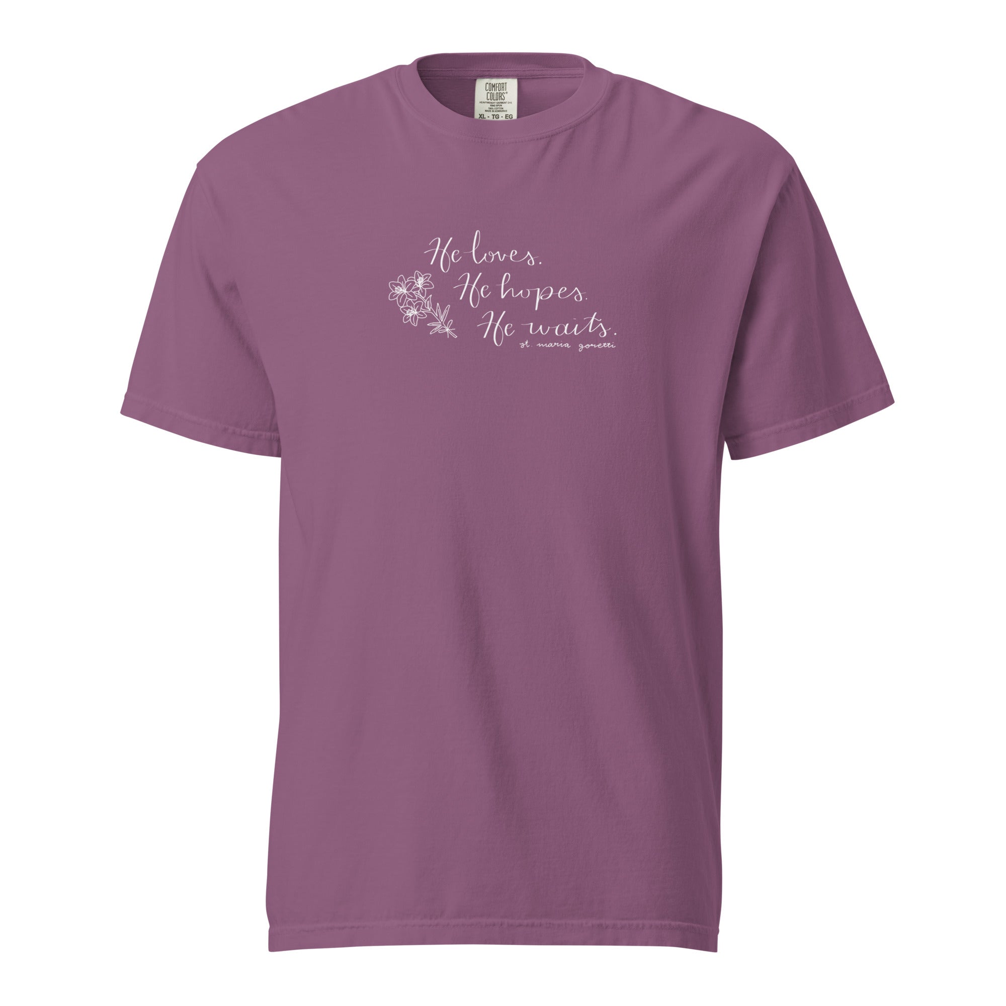 St. Maria Goretti Berry Catholic T-Shirt