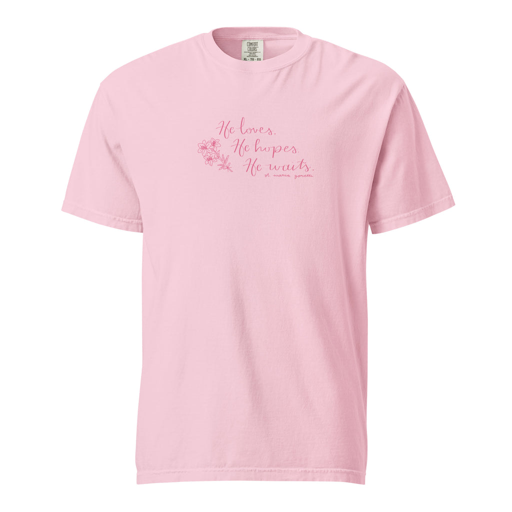 St. Maria Goretti Blossom Catholic T-Shirt