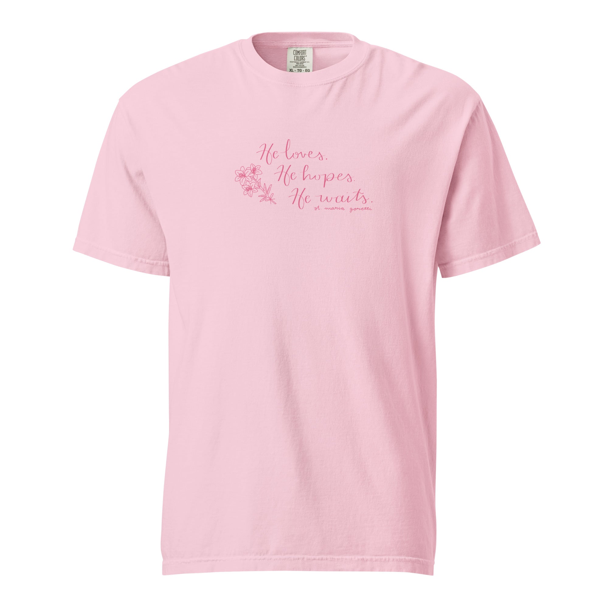 St. Maria Goretti Blossom Catholic T-Shirt