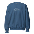St. Maria Goretti Indigo Blue Catholic Crewneck
