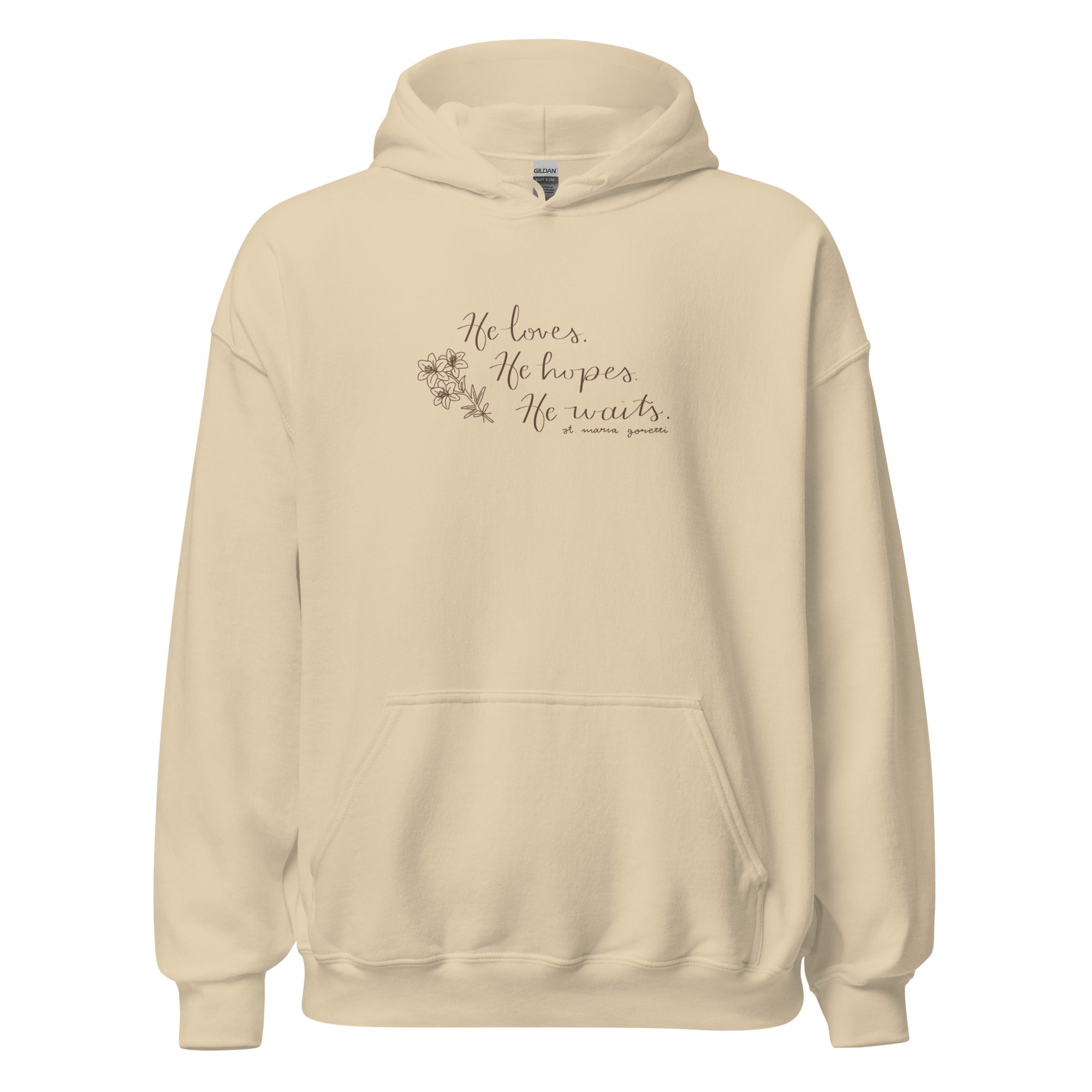 St. Maria Goretti Sand Catholic Hoodie