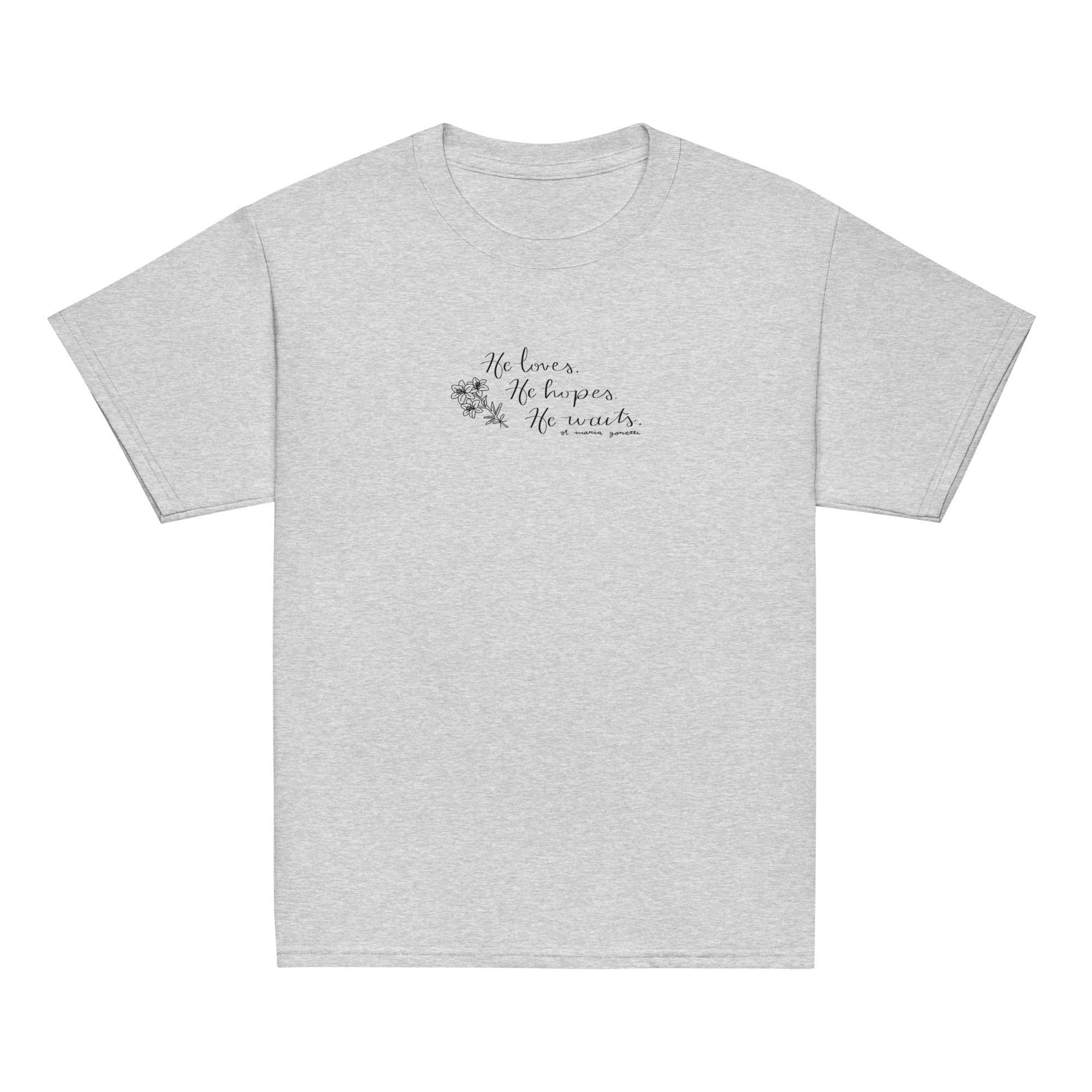 St. Maria Goretti Sport Grey Catholic Youth T-Shirt