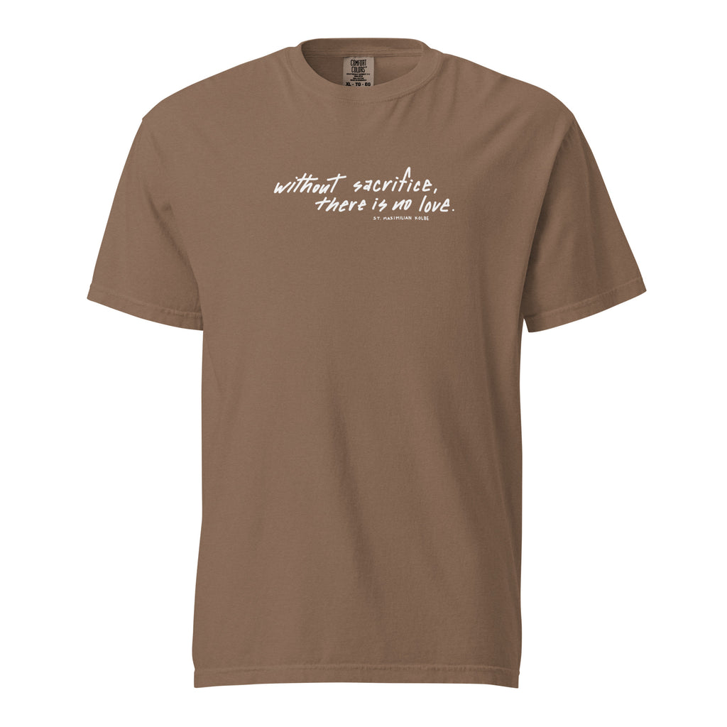 St. Maximilian Kolbe Espresso Catholic T-Shir