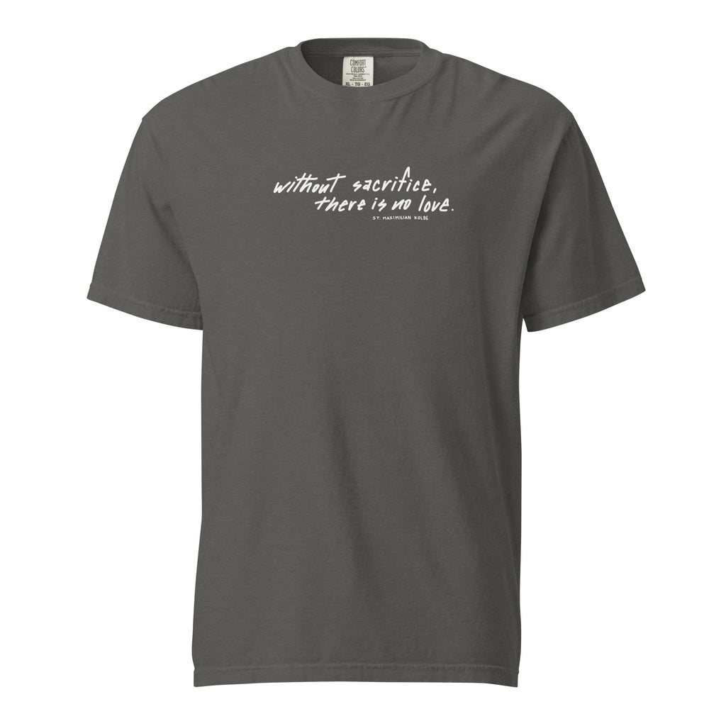 St. Maximilian Kolbe Granite Catholic T-Shirt