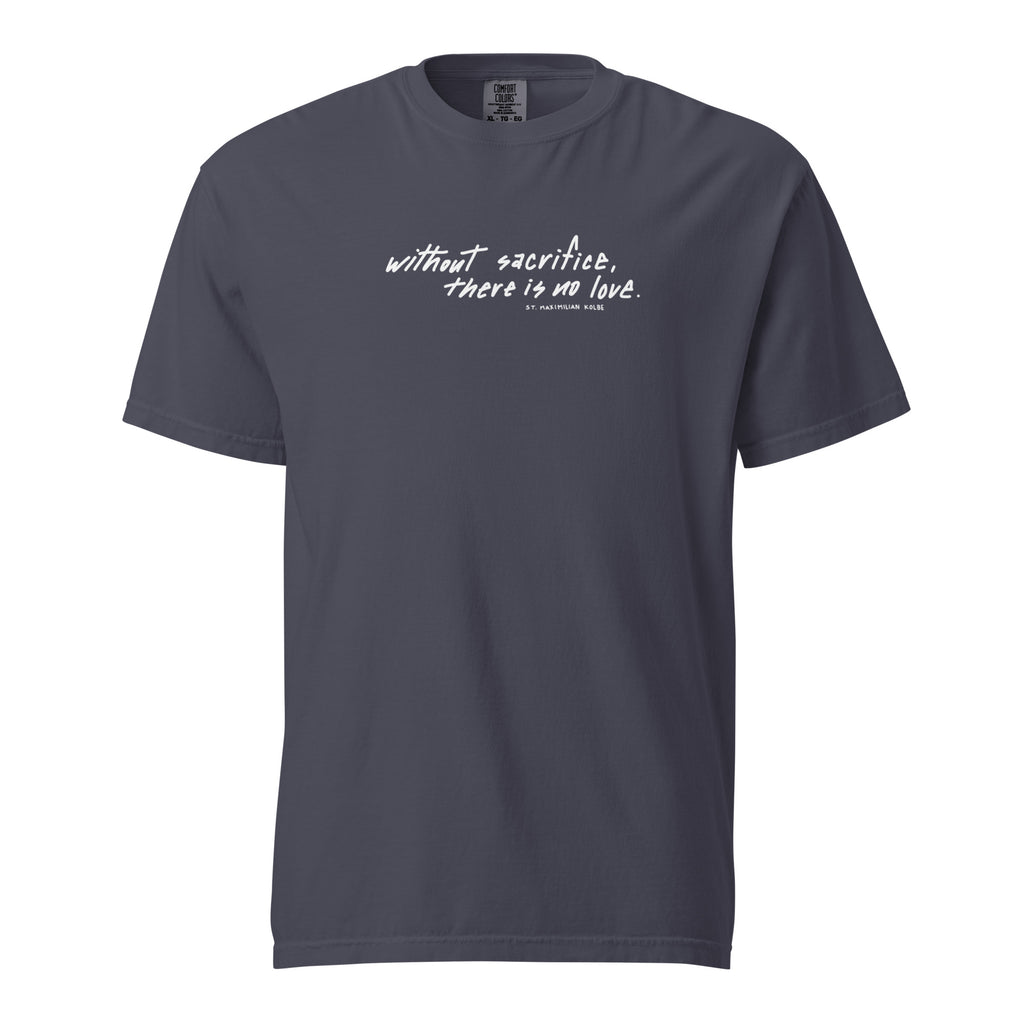 St. Maximilian Kolbe Navy Catholic T-Shirt
