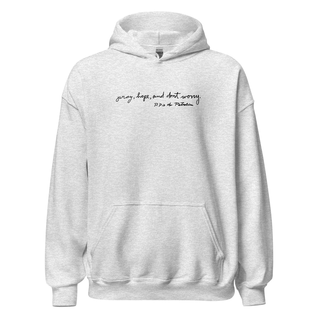 St. Padre Pio Ash Catholic Hoodie