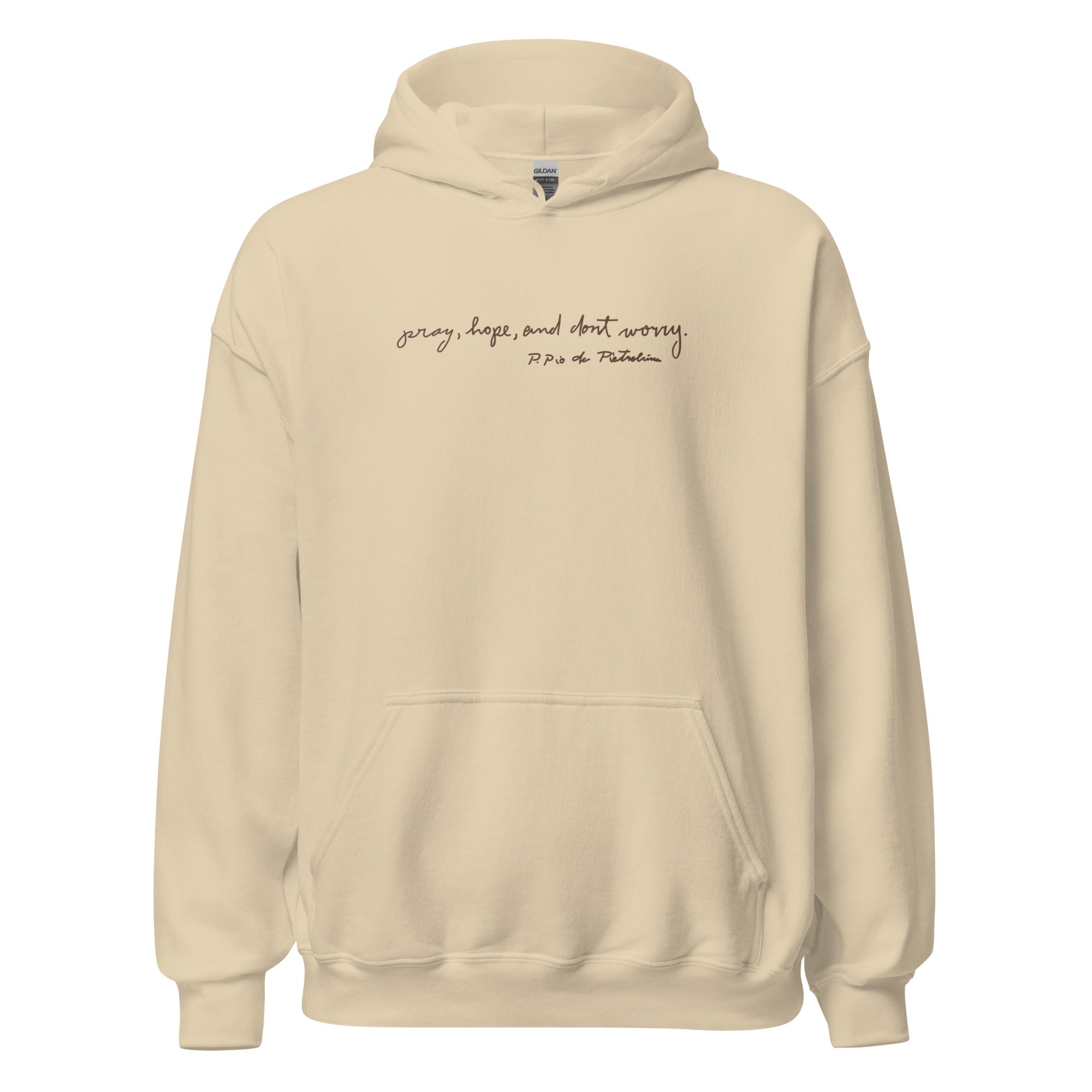 St. Padre Pio Sand Catholic Hoodie