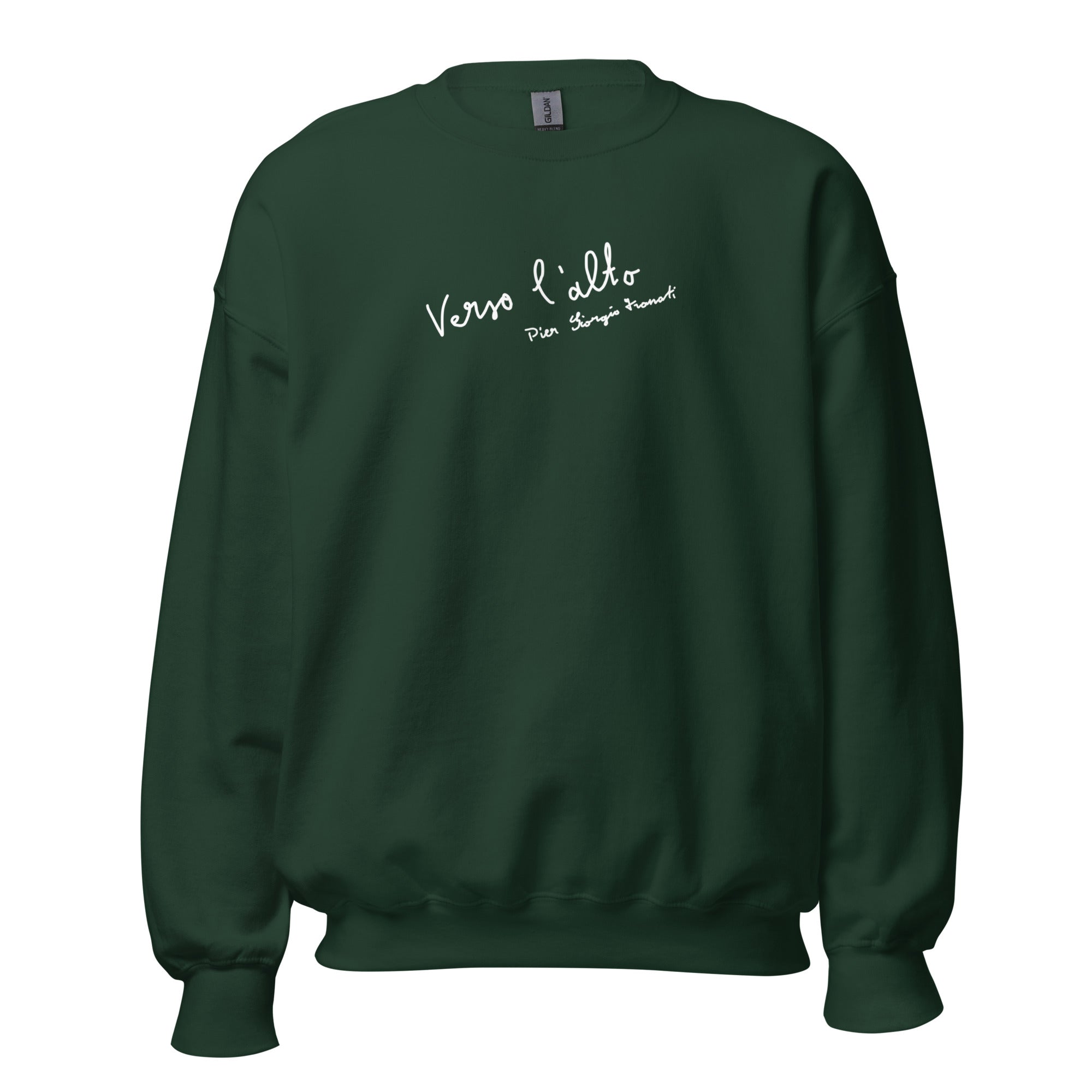 St. Pier Giorgio Frassati Forest Green Catholic Crewneck